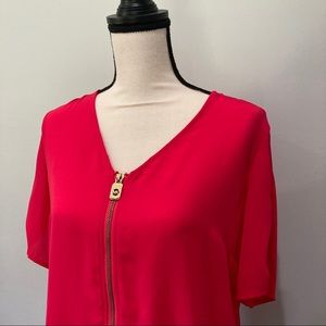 Michael Kors Zipper Front Blouse